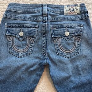 True Religion Women's Y2K  Light Blue Boot Cut Jeans